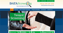 Desktop Screenshot of datascreening.com